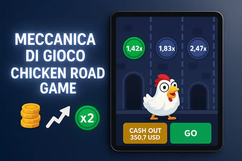 Meccanica di gioco chicken road game